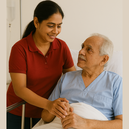 Patient caretaker in Mumbai